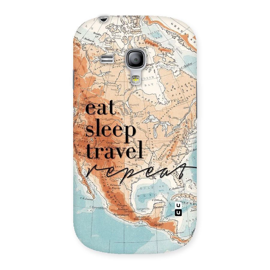 Travel Repeat Back Case for Galaxy S3 Mini
