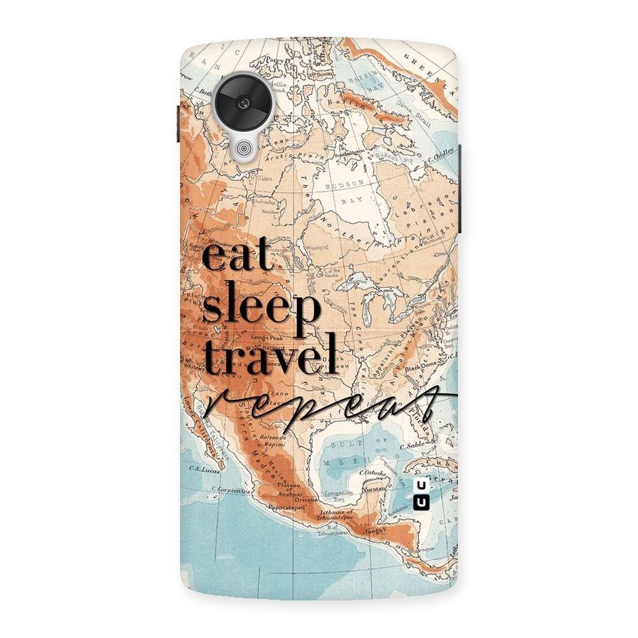 Travel Repeat Back Case for Google Nexsus 5