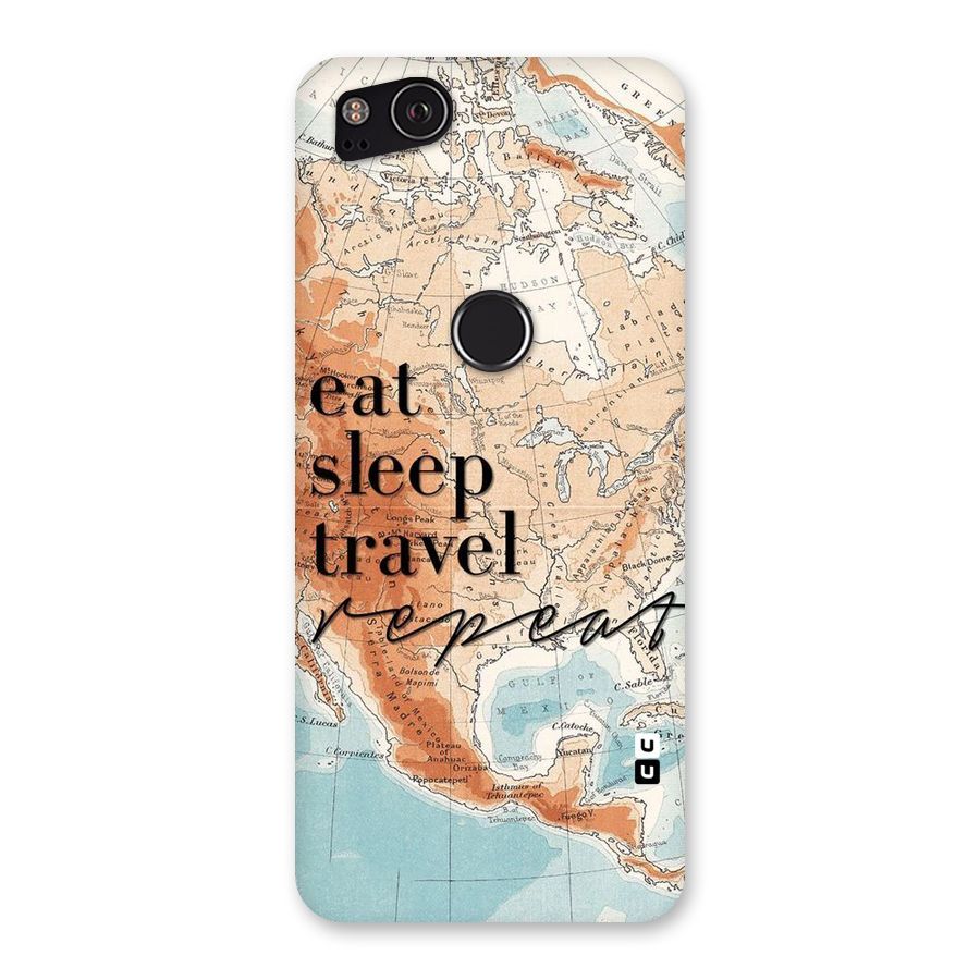 Travel Repeat Back Case for Google Pixel 2