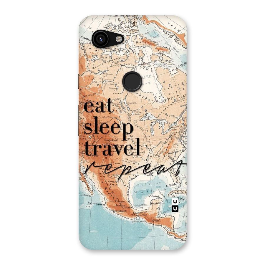 Travel Repeat Back Case for Google Pixel 3a