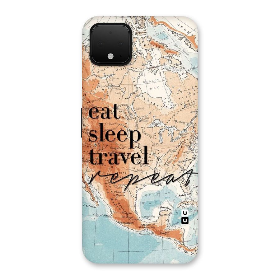 Travel Repeat Back Case for Google Pixel 4 XL