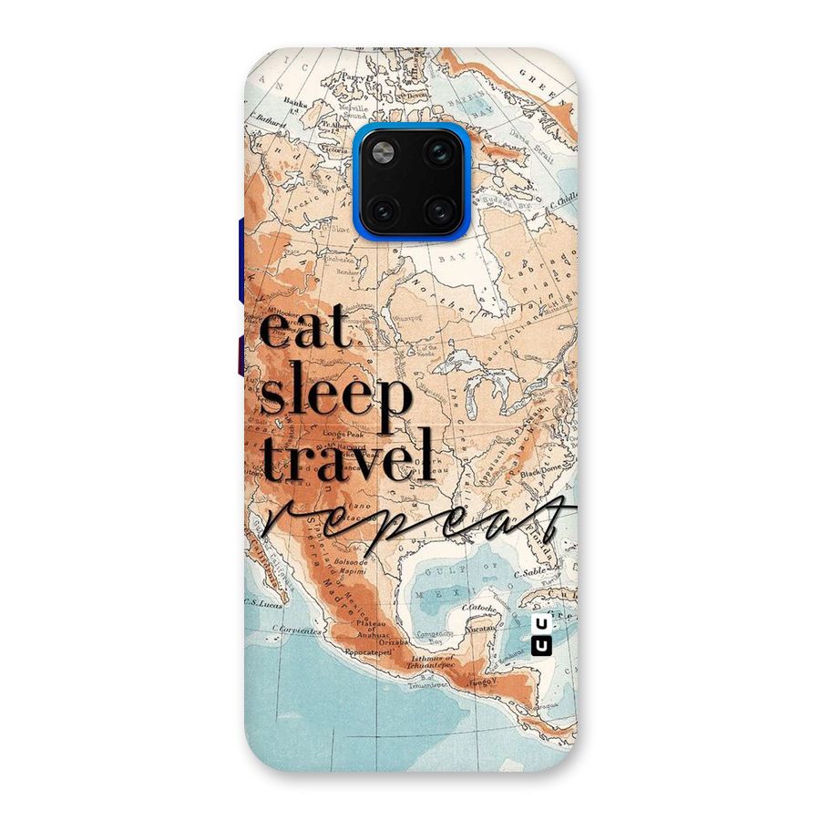 Travel Repeat Back Case for Huawei Mate 20 Pro