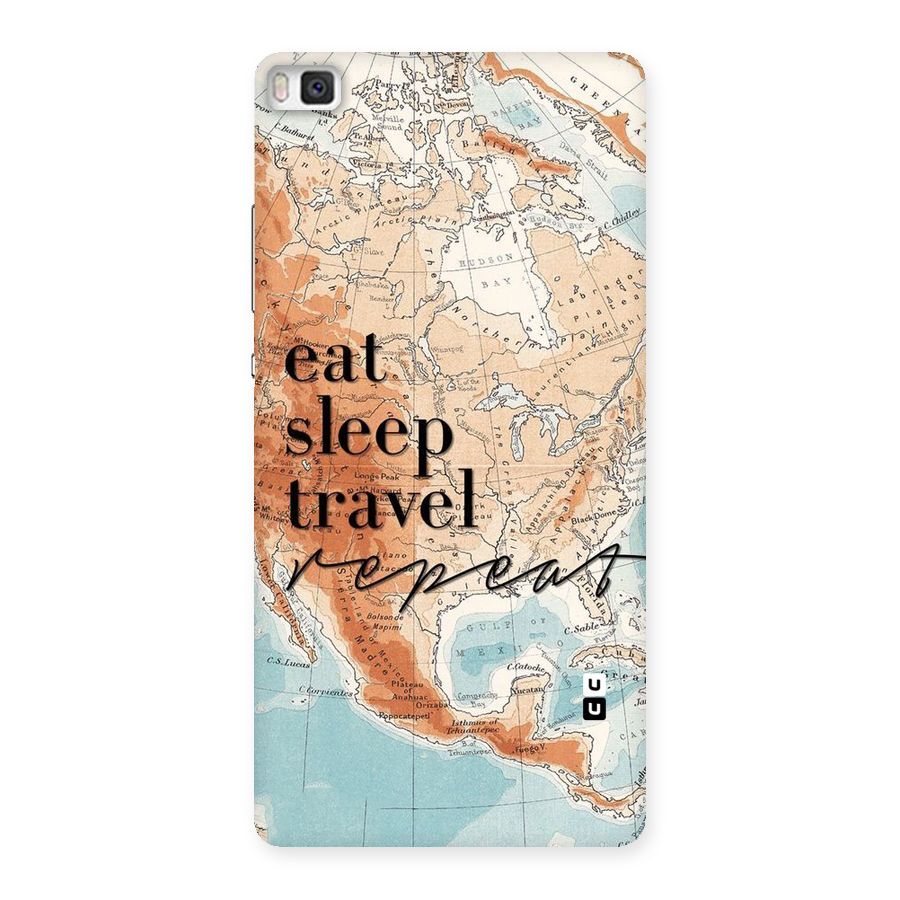 Travel Repeat Back Case for Huawei P8