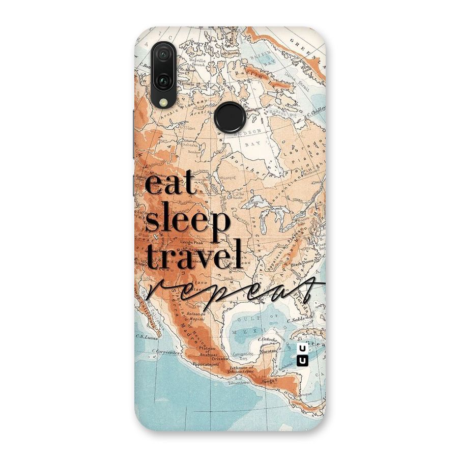 Travel Repeat Back Case for Huawei Y9 (2019)