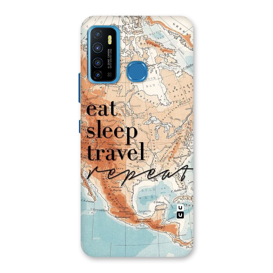 Travel Repeat Back Case for Infinix Hot 9