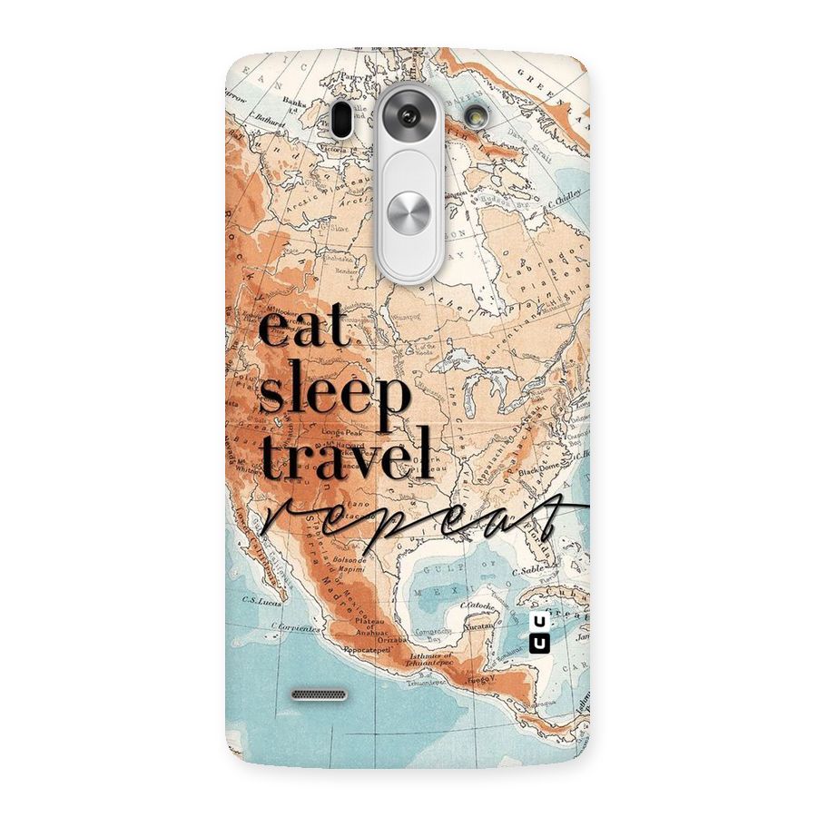 Travel Repeat Back Case for LG G3 Mini