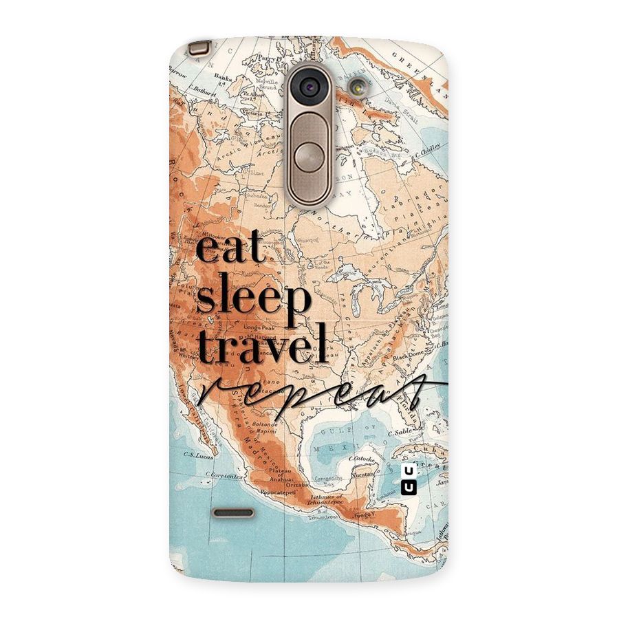 Travel Repeat Back Case for LG G3 Stylus