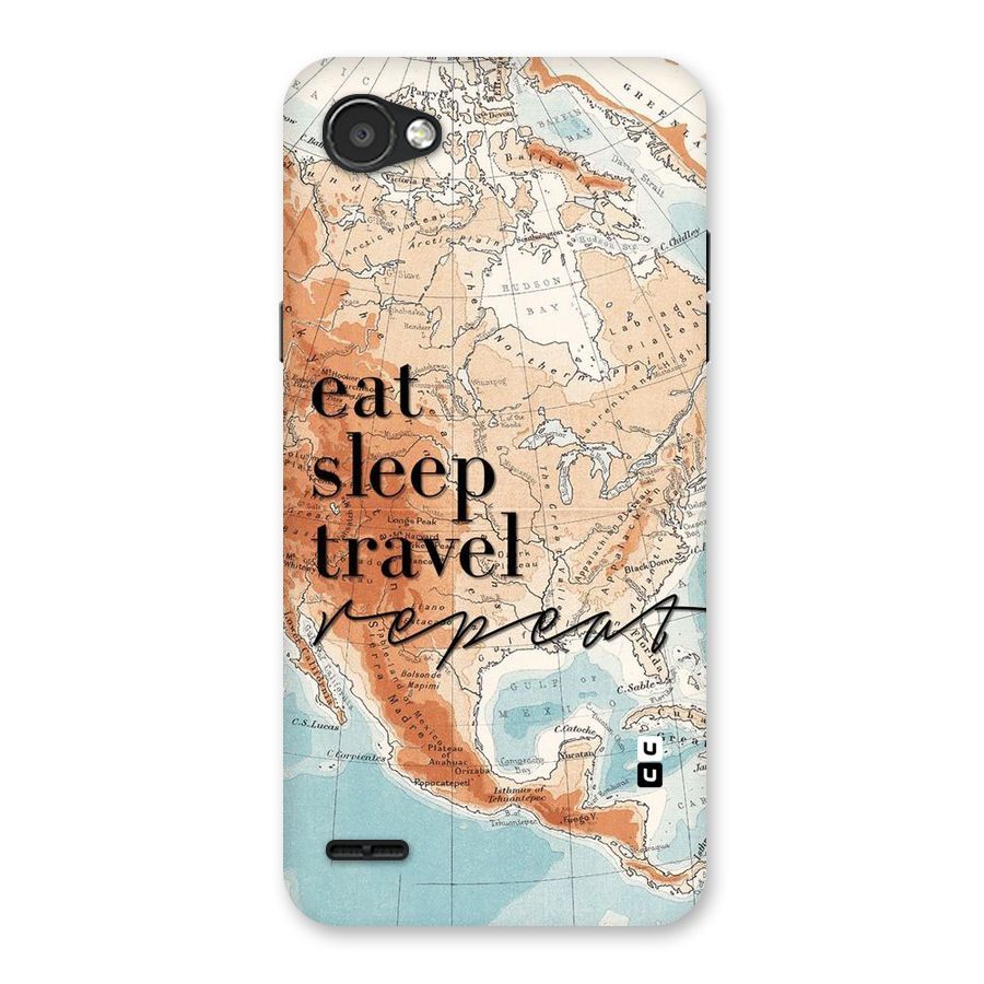 Travel Repeat Back Case for LG Q6