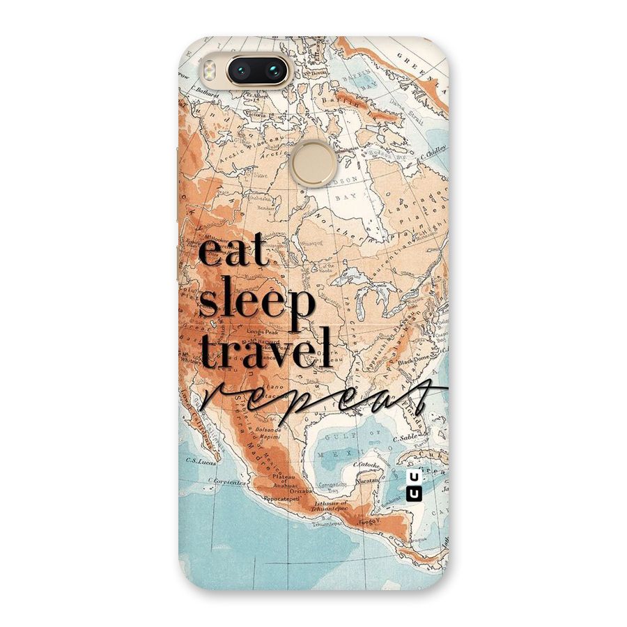 Travel Repeat Back Case for Mi A1