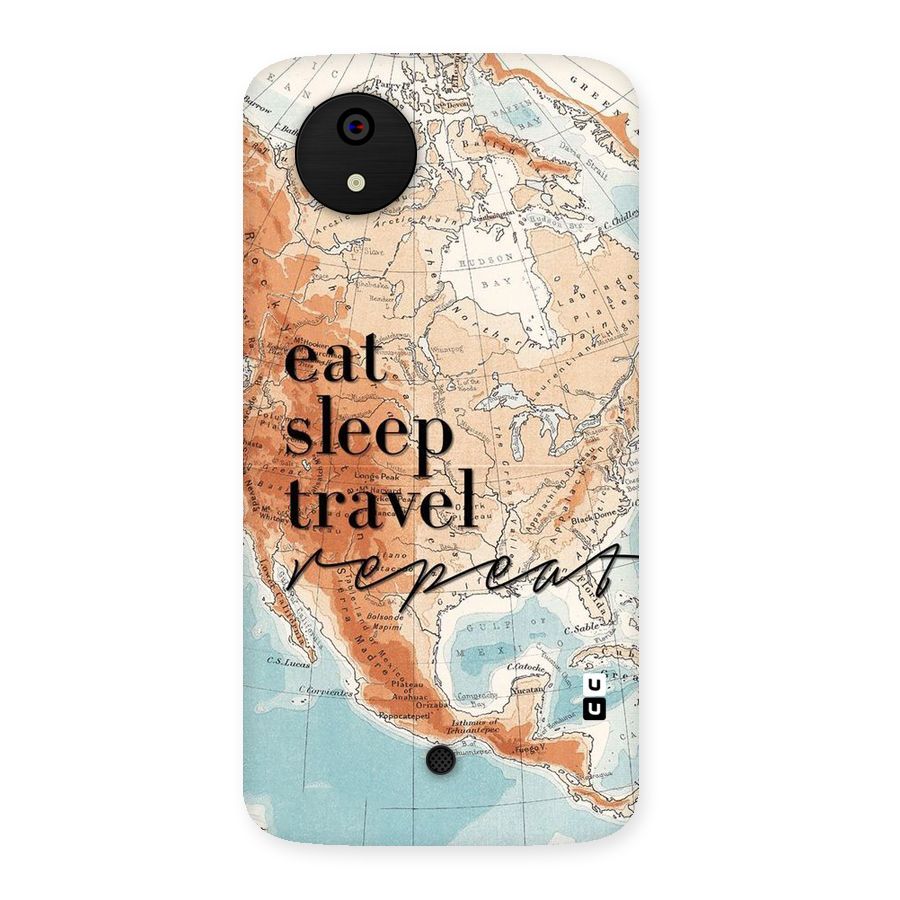 Travel Repeat Back Case for Micromax Canvas A1