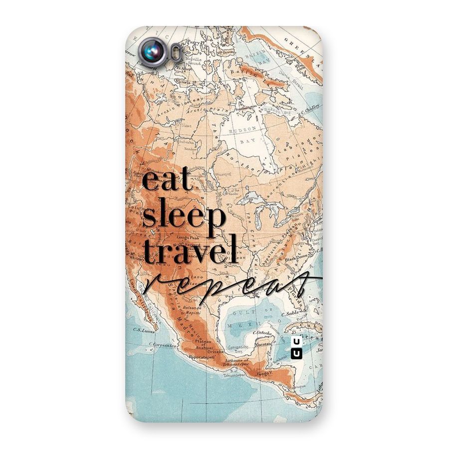 Travel Repeat Back Case for Micromax Canvas Fire 4 A107