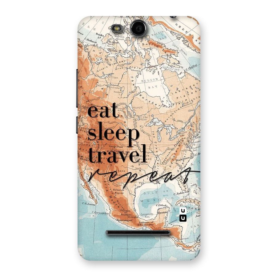 Travel Repeat Back Case for Micromax Canvas Juice 3 Q392