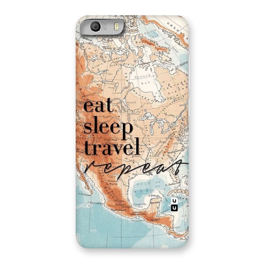 Travel Repeat Back Case for Micromax Canvas Knight 2