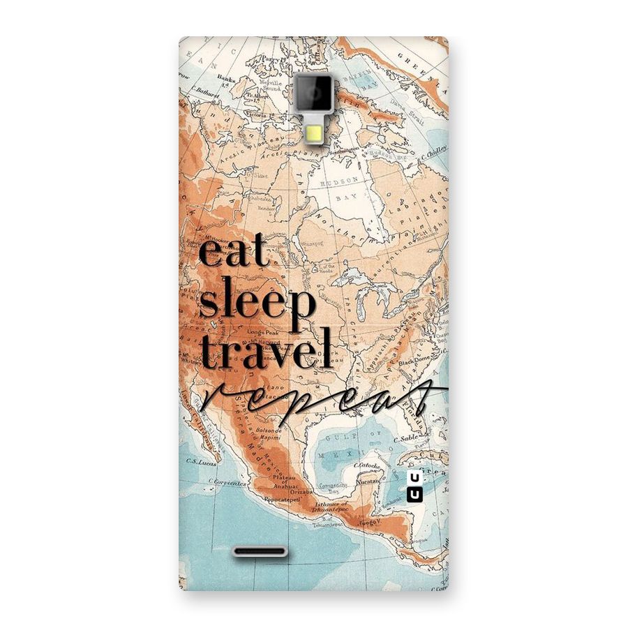 Travel Repeat Back Case for Micromax Canvas Xpress A99