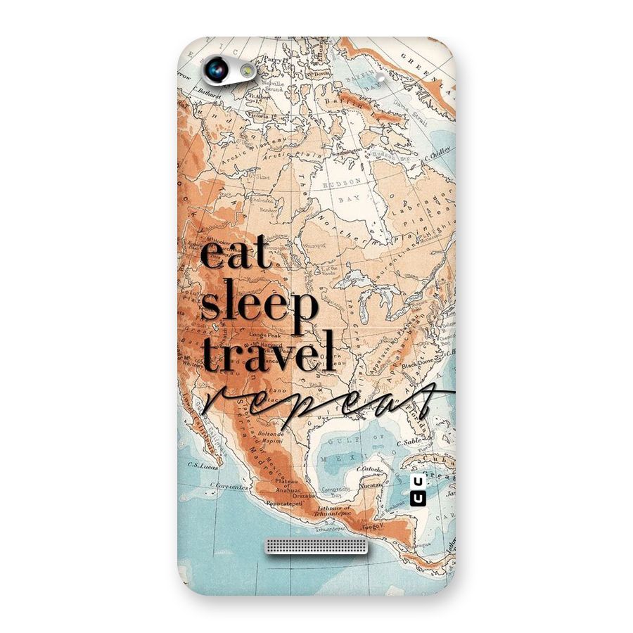 Travel Repeat Back Case for Micromax Hue 2