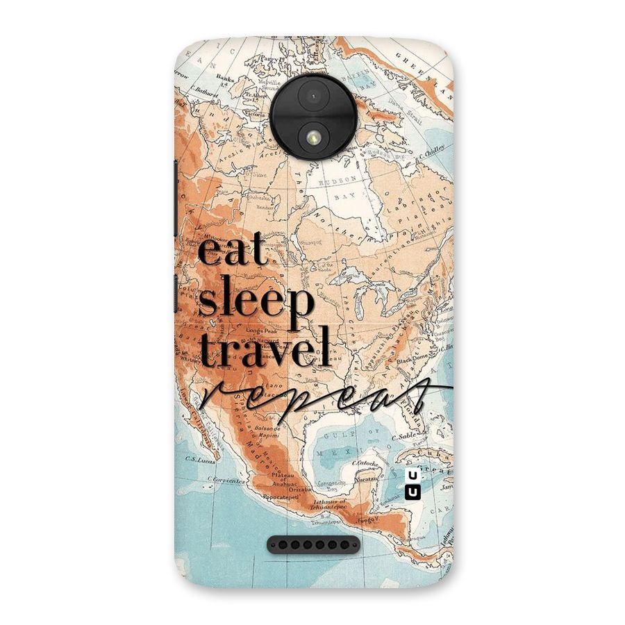 Travel Repeat Back Case for Moto C