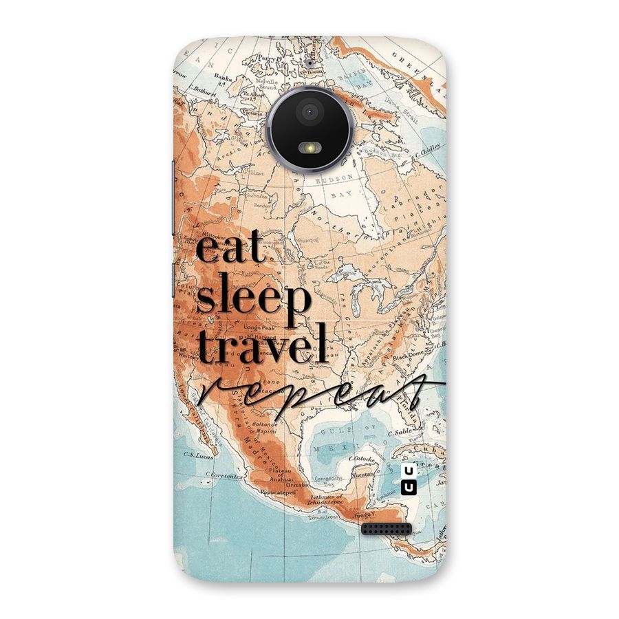 Travel Repeat Back Case for Moto E4