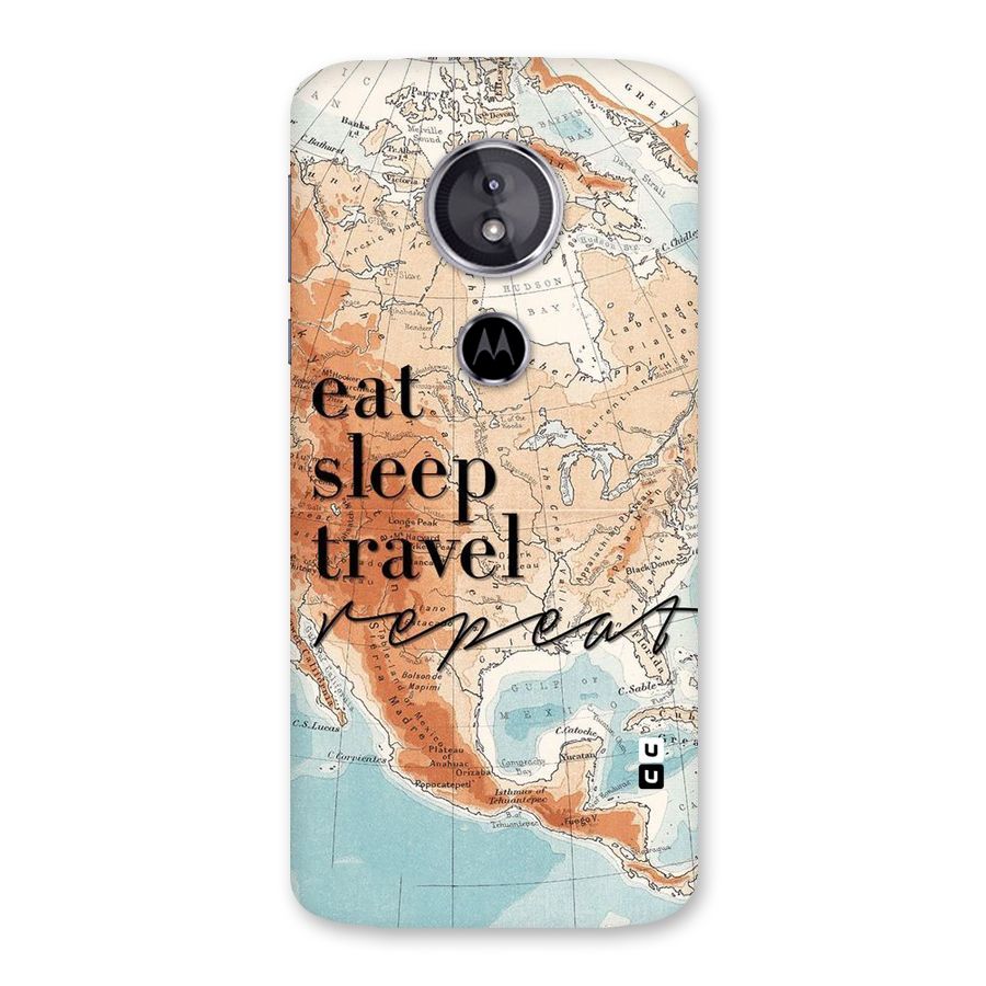 Travel Repeat Back Case for Moto E5