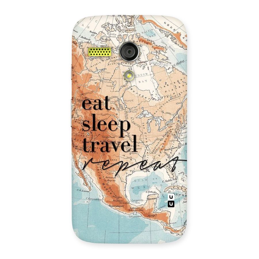 Travel Repeat Back Case for Moto G