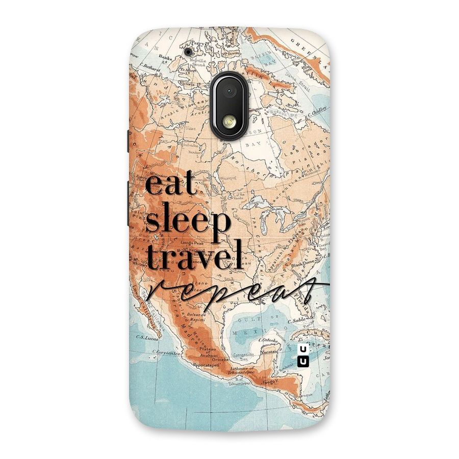 Travel Repeat Back Case for Moto G4 Play