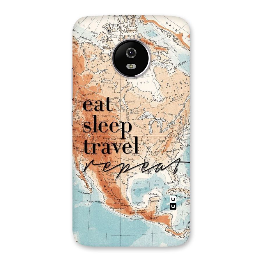 Travel Repeat Back Case for Moto G5