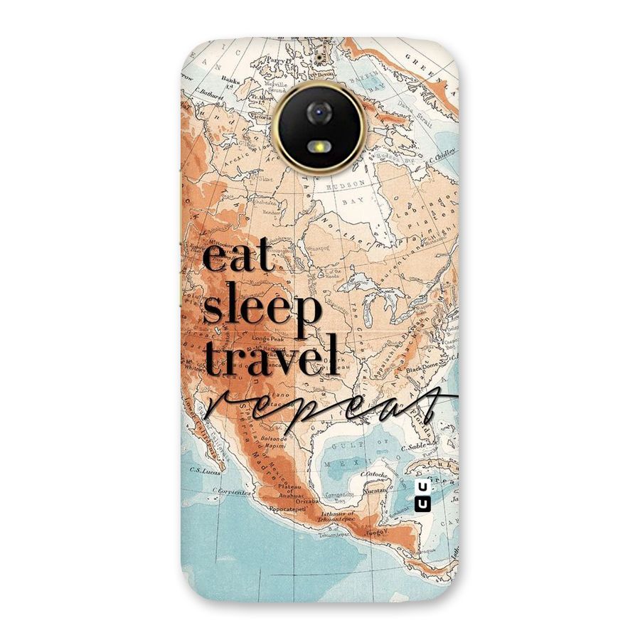 Travel Repeat Back Case for Moto G5s