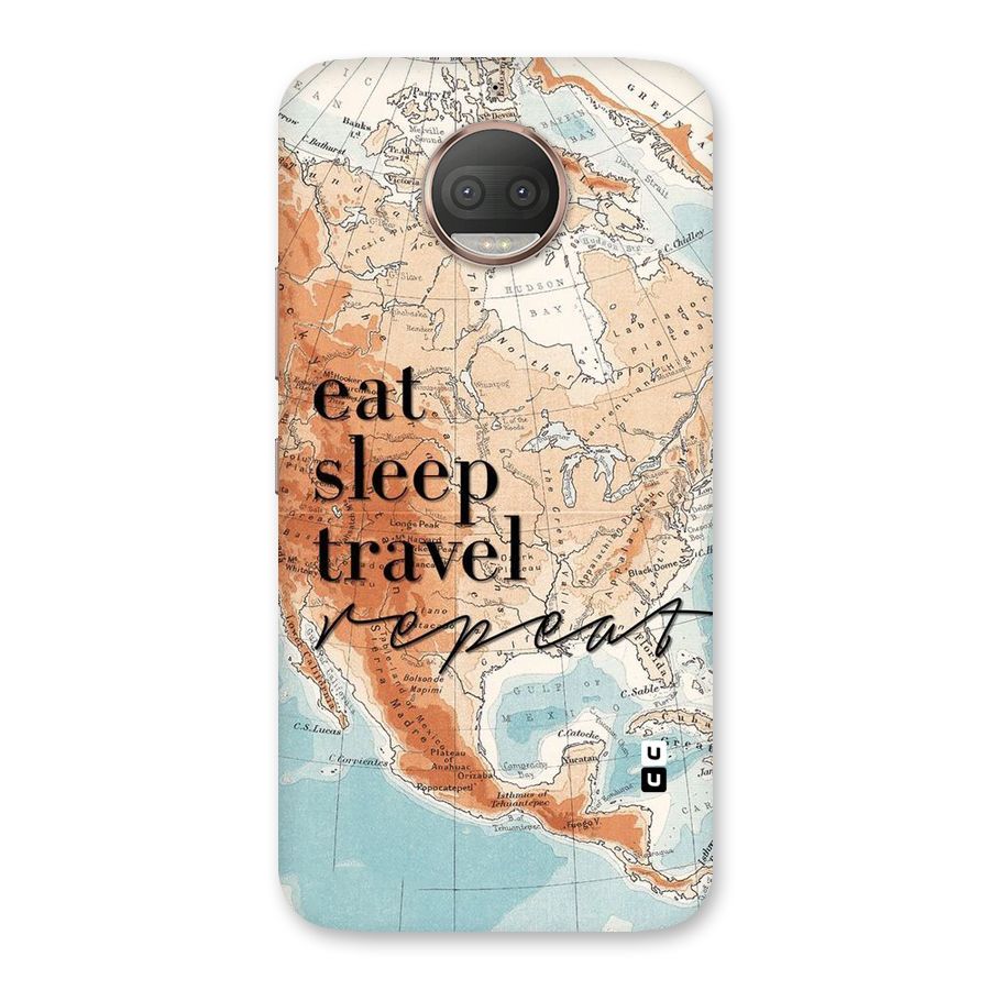 Travel Repeat Back Case for Moto G5s Plus