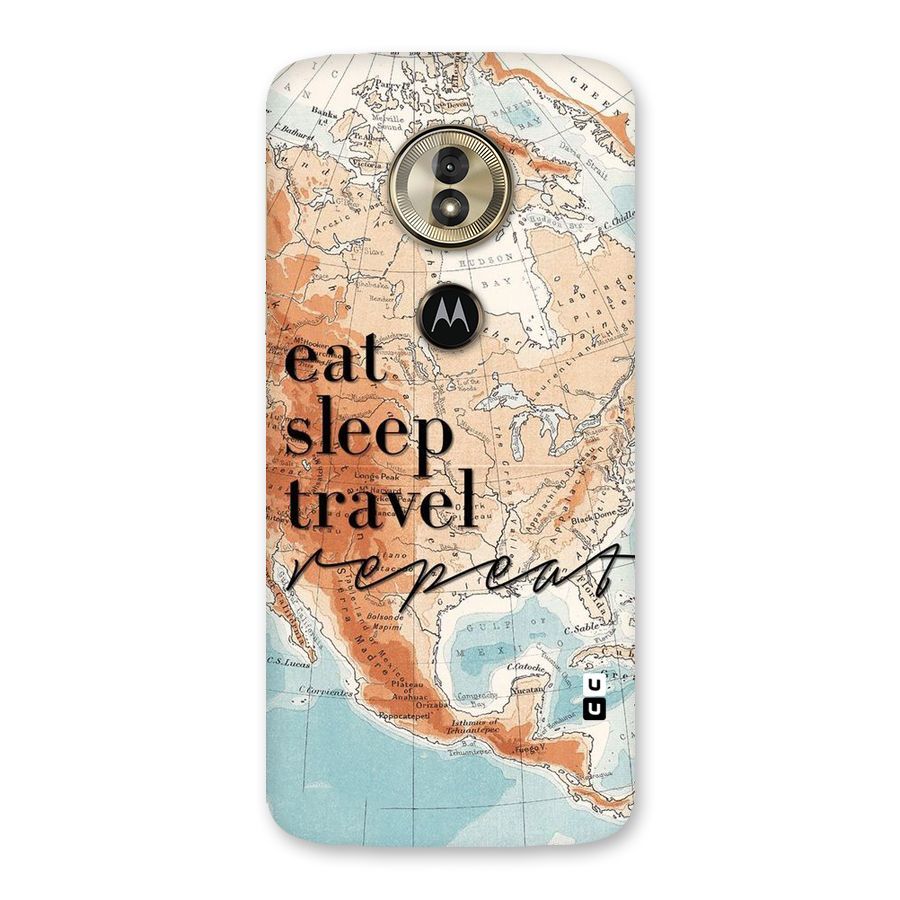 Travel Repeat Back Case for Moto G6 Play