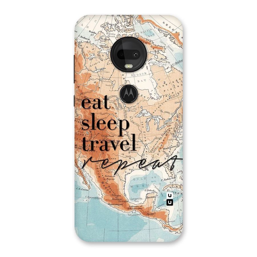 Travel Repeat Back Case for Moto G7
