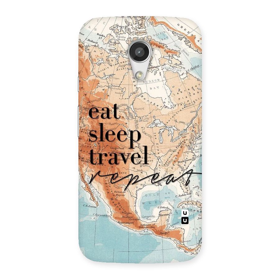 Travel Repeat Back Case for Moto G 2nd Gen
