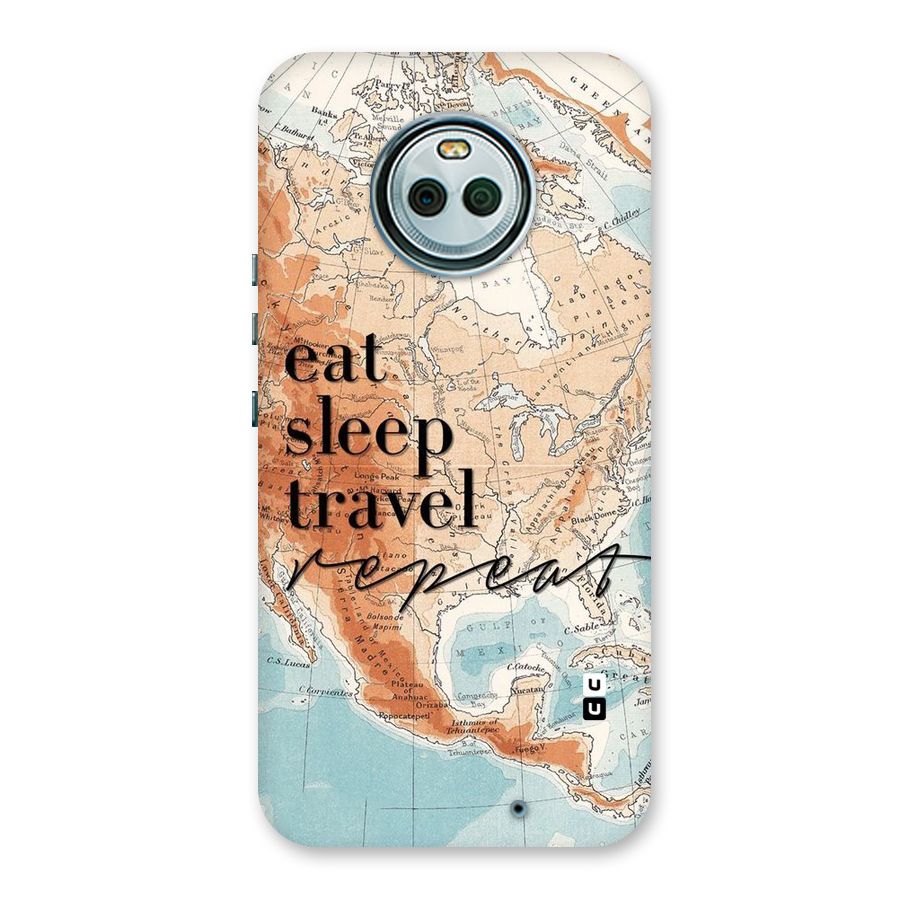 Travel Repeat Back Case for Moto X4