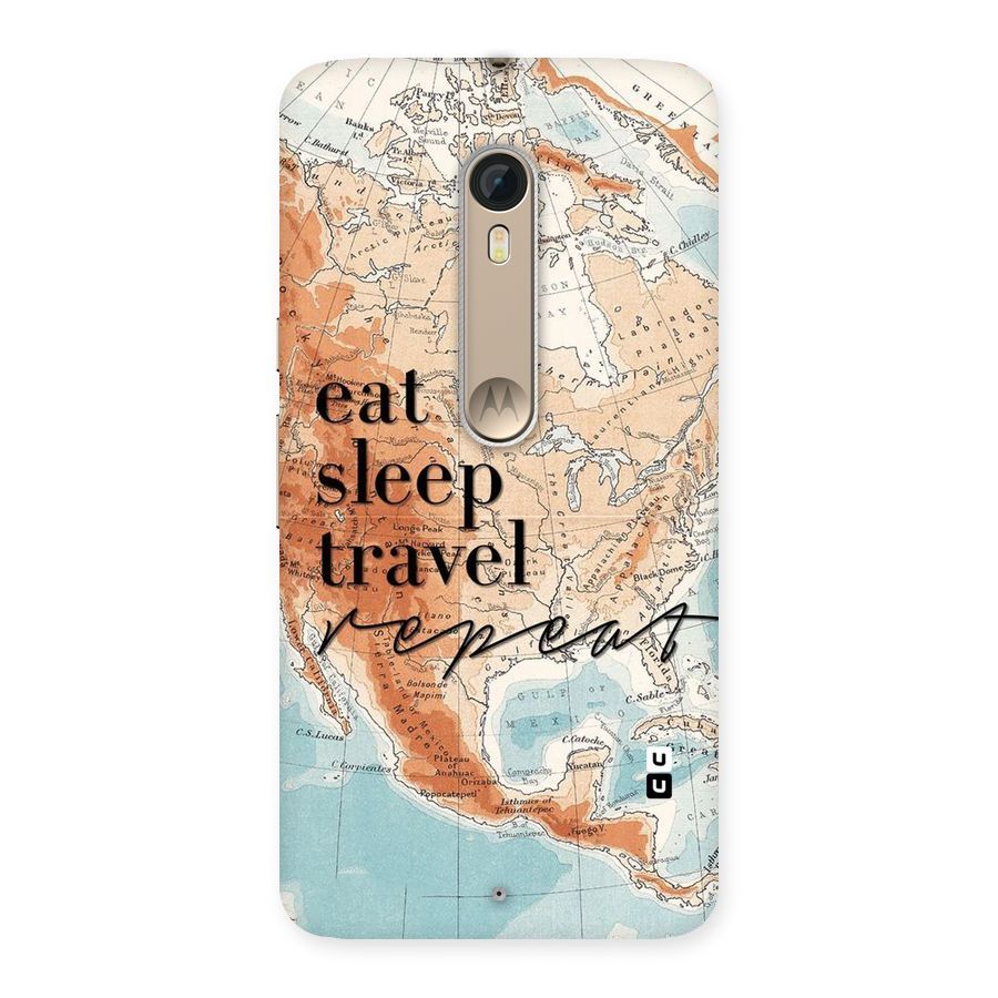Travel Repeat Back Case for Motorola Moto X Style