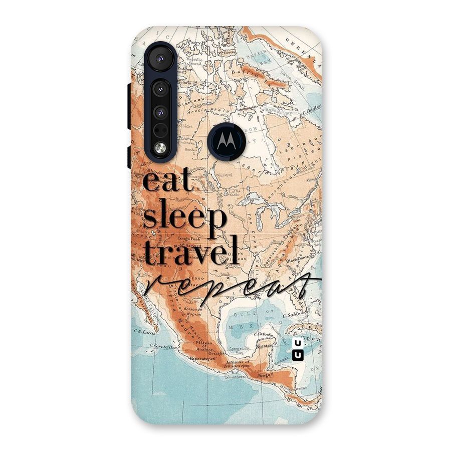 Travel Repeat Back Case for Motorola One Macro