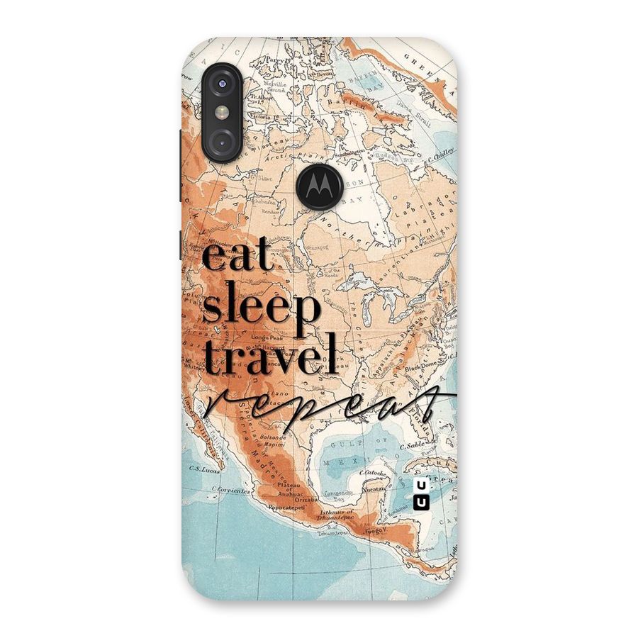 Travel Repeat Back Case for Motorola One Power