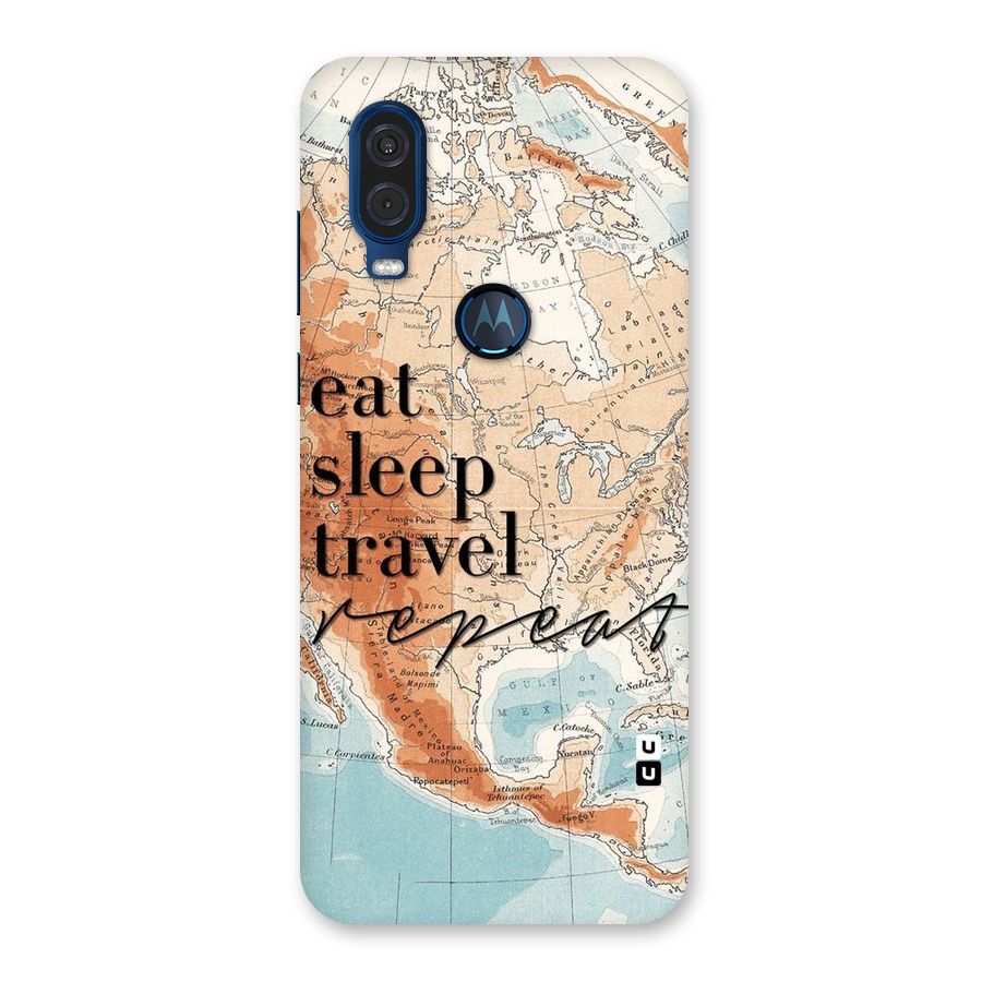 Travel Repeat Back Case for Motorola One Vision