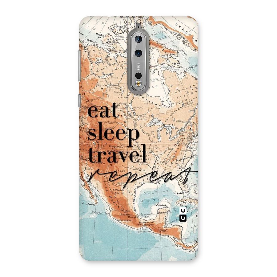 Travel Repeat Back Case for Nokia 8