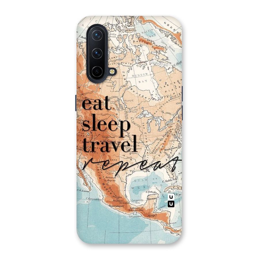 Travel Repeat Back Case for OnePlus Nord CE 5G