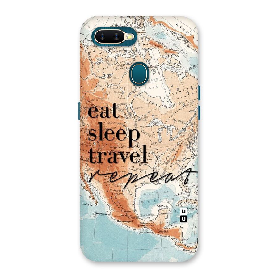 Travel Repeat Back Case for Oppo A11k