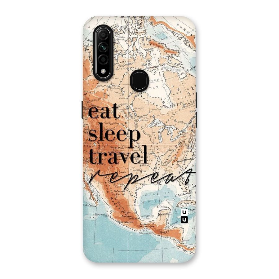 Travel Repeat Back Case for Oppo A31