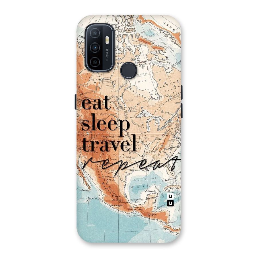 Travel Repeat Back Case for Oppo A32
