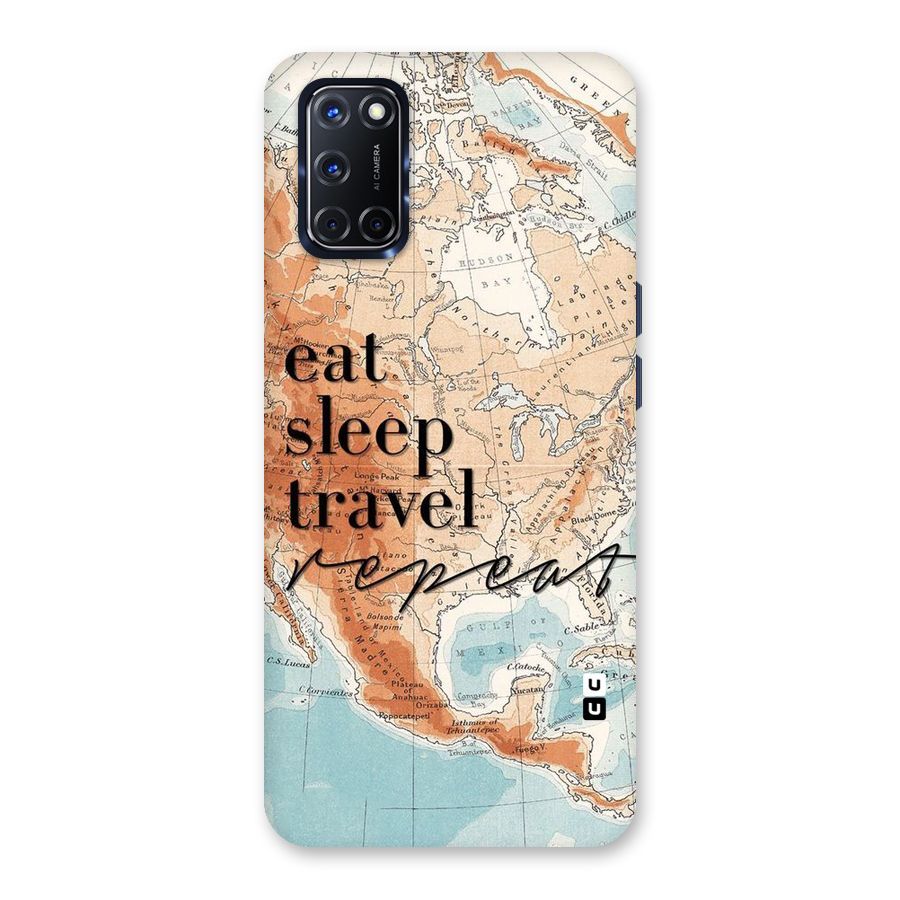 Travel Repeat Back Case for Oppo A52
