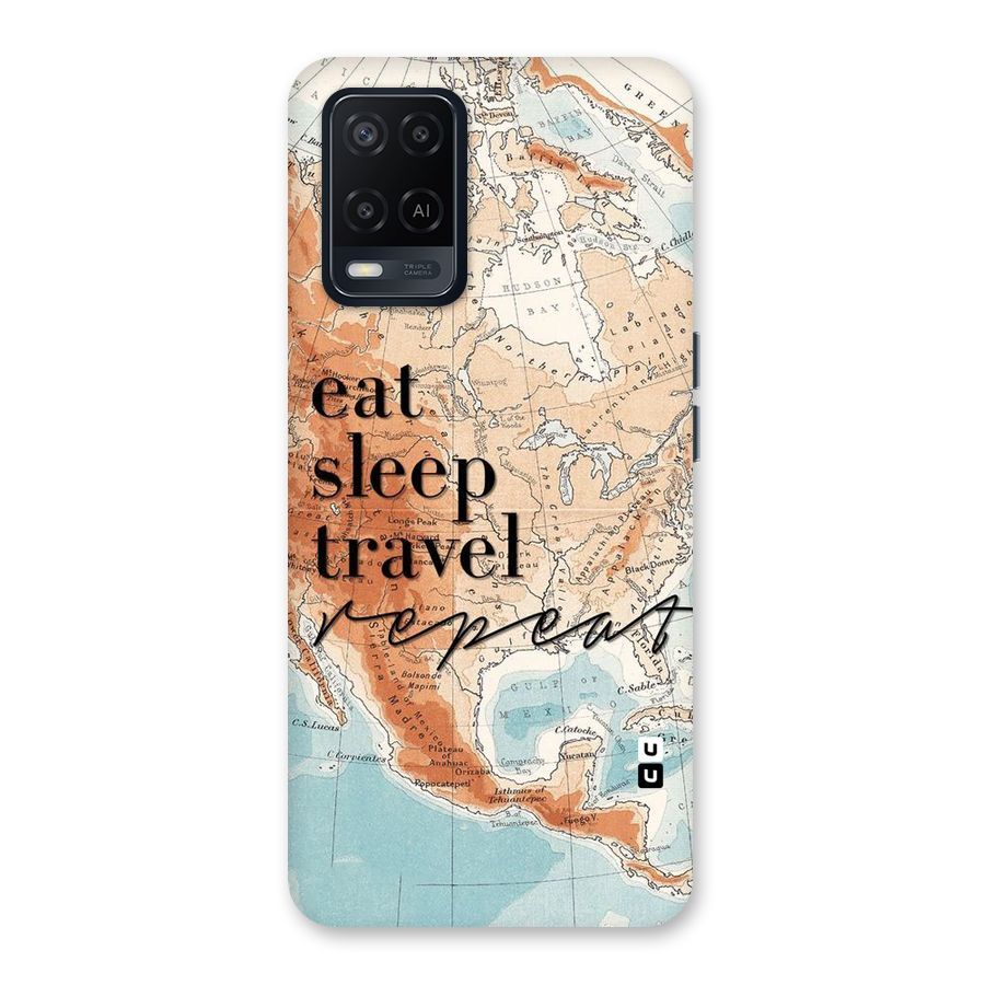 Travel Repeat Back Case for Oppo A54