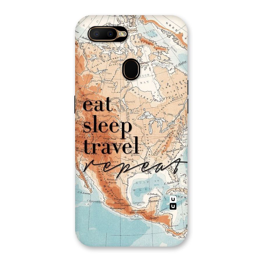 Travel Repeat Back Case for Oppo A5s