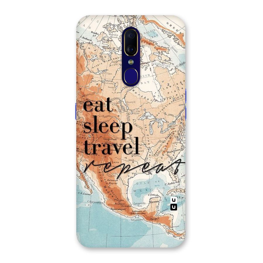 Travel Repeat Back Case for Oppo A9