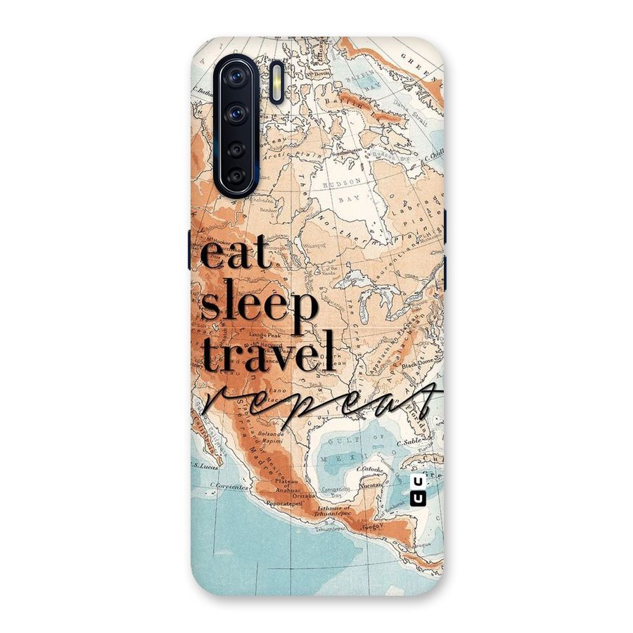 Travel Repeat Back Case for Oppo F15