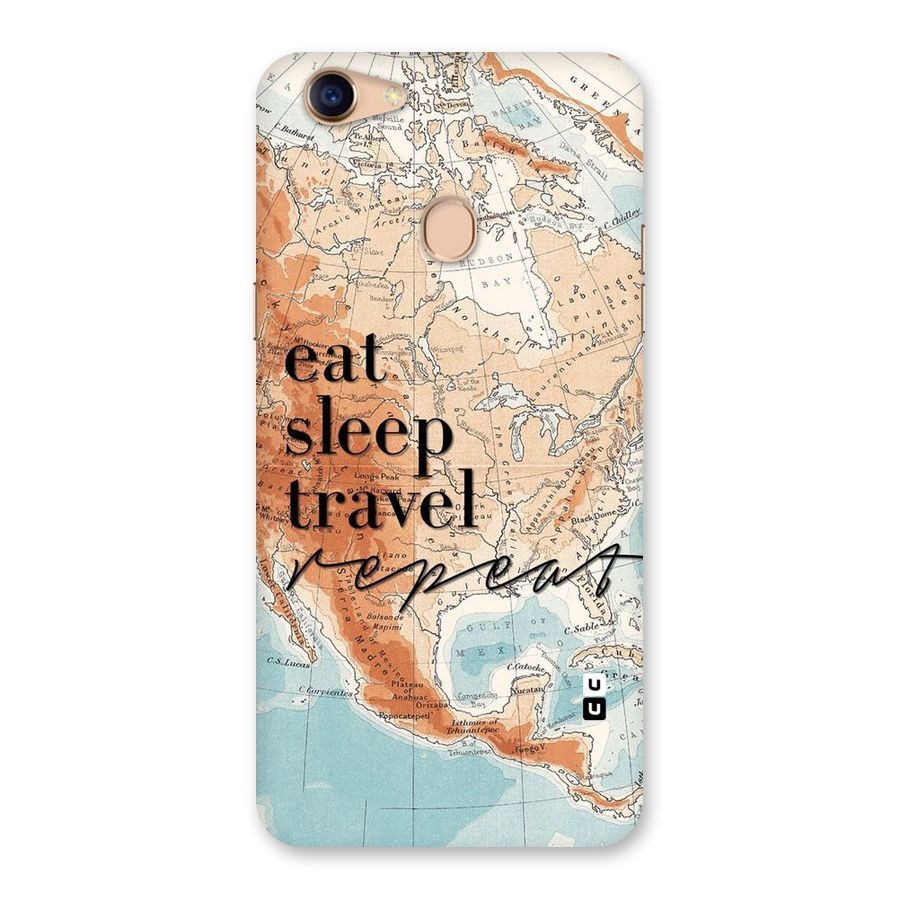 Travel Repeat Back Case for Oppo F5