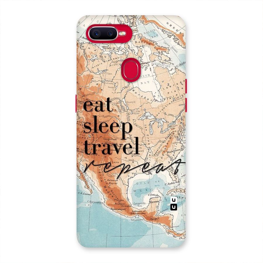 Travel Repeat Back Case for Oppo F9 Pro