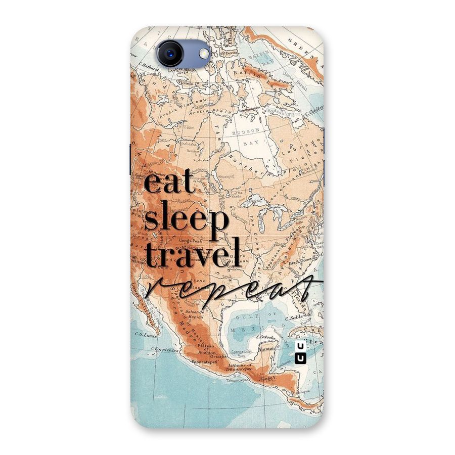 Travel Repeat Back Case for Oppo Realme 1