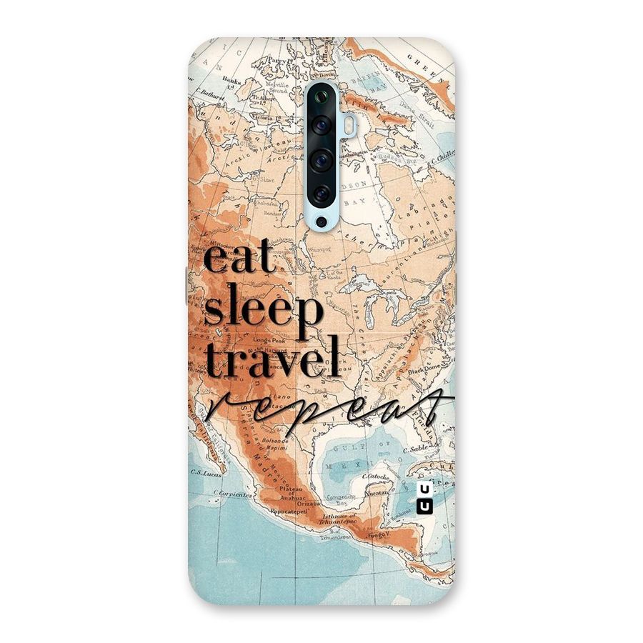 Travel Repeat Back Case for Oppo Reno2 Z