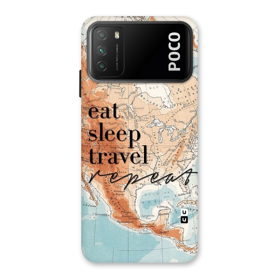 Travel Repeat Back Case for Poco M3